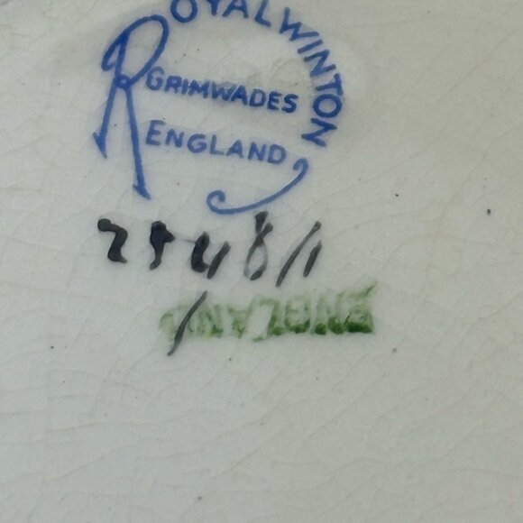 Royal Winton Grimwades Square Luncheon Plate 9 - Picture 3 of 5